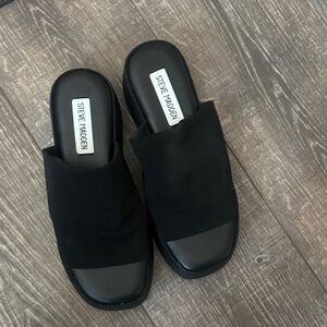 Steve Madden Black Women's Sandals